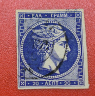 GREECE Stamps   Large Hermes Heads 20 Lepta Used - Used Stamps