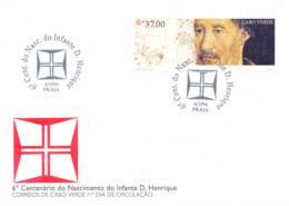 Cabo Verde - 1994 - Prince Henry / The Navigator - FDC - Cape Verde