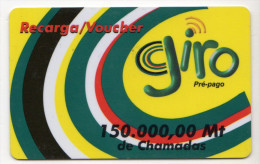 MOZAMBIQUE RECHARGE GIRO 150 000 MT Date 01/06/2003 - Moçambique