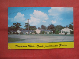 Downtown Motor Court.   Jacksonville  Florida > Jacksonville     Ref  5388 - Jacksonville