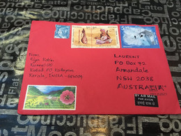 (2 E 31) Letter Posted From India To Australia (posted During COVID-19 Pandemic) - Storia Postale