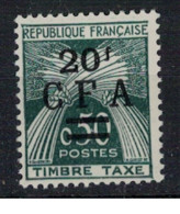 REUNION          N° YVERT  :  TAXE 47  NEUF AVEC CHARNIERE     ( CHARN 04/38 ) - Timbres-taxe