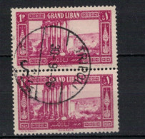 GRAND LIBAN         N° YVERT  :   54 X 2  OBLITERE     ( OB   10/04  ) - Used Stamps