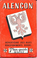 Plan Guide Blay: Alençon (Orne) Renseignements Divers, Répertoire Des Rues - Année 1967 - Other & Unclassified