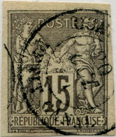 !!! N°33 OBLITÉRÉ CACHET À DATE PETIT CANAL – GUADELOUPE - Sage