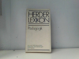 Herder Lexikon Pädagogik. Mit über 1500 Stichwörtern - Léxicos