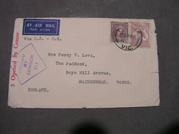 Australien , 1943 Cv. To GB - Briefe U. Dokumente