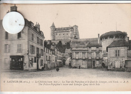 49 -  Carte Postale Ancienne De  SAUMUR   Le Quai Du Limoges   , Coté Nord - Saumur