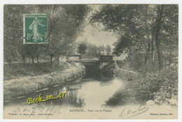 {22076} 95 Val D' Oise Santeuil , Pont Sur La Viosne - Santeuil