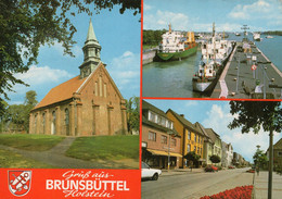 011674  Schleusenstadt Brunsbüttel  Mehrbildkarte - Brunsbüttel