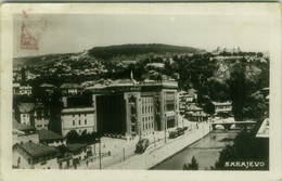 BOSNIA ERZEGOVINA - SARAJEVO - PANORAMA - RPPC POSTCARD - 1940s (12019) - Bosnia Y Herzegovina