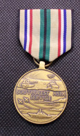 USA - Médal Southwest Asia Service - Asie Du Sud-Ouest - Guerre Du Golf - 32 Mm - Estados Unidos