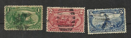 Etats-Unis N°129, 130, 132 Cote 27.50€ (second Choix) - Used Stamps