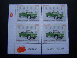 FRANCE 2021 NEUF** N° 5519 FETE DU TIMBRE LA CITROEN MEHARI COIN DATE 29.03.21 - 2020-…