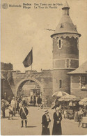 HOFSTADE ; : Baden - Plage - La Tour Du Marché - Den Toren Van De Markt - Cachet De La Poste 1933 - Malines