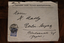 1910's Turkey Türkei LEVANT Empire Ottoman Türkiýe Cover Ganzsache Turquie Allemagne Reich Berlin Timbre Seul - Cartas & Documentos