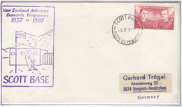 Ross Dependency 1967 Scott Base 10th Ann. Of Official Opening Cover Ca 3 SP 1967 (GPA118A) - Lettres & Documents