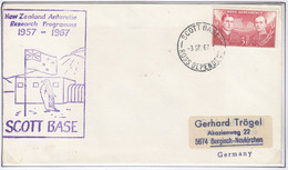 Ross Dependency 1967 Scott Base 10th Ann. Of Official Opening Cover Ca 3 SP 1967 (GPA118A) - Brieven En Documenten