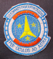 Patch US Air Force Vietnam 1369th Photographic Squdn Per Oculos Ad Astra - Ecussons Tissu