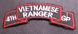 Ecusson/patch - US Vietnam 4th Vietnamese Ranger GP - Ecussons Tissu