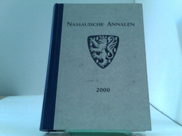 Nassauische Annalen 2000, Band 111, Jahrbuch Des Vereins Für Nassauische Altertumskunde Und Geschichtsforschun - Hesse