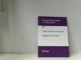 Goethe: Iphigenie Auf Tauris - School Books