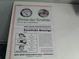 Brennt Das Fernlicht Oder Ist Schon Abgeblendet ?, Moto-Meter-Fernthermometer - Técnico