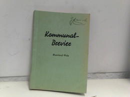 Kommunal-Brevier Rheinland-Pfalz - Politik & Zeitgeschichte