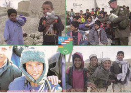 2002, Afghanistan, Kinder In Kabul, Feldpost - Afghanistan