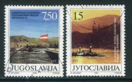 YUGOSLAVIA 1991 Danube Conference Used.  Michel 2479-80 - Usati