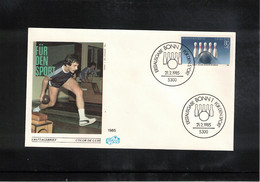 Germany / Deutschland 1985 Sports - Bowling FDC - Petanca