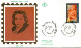 Yvonne Printemps, Soprano Lyrique .   FDC FRANCE - Chanteurs