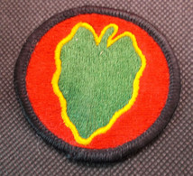 Patch US Army - 24th Infanty Division(Victory Division) Indonésie, Leyte, Luzon, - Ecussons Tissu