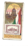 Chromo Hongrie Hungary Magyarország Flag Stamp En L'état Voir Les 2 Scans Rare 60 X 30 Mm Pub: Chocolat Victoria 2 Scans - Victoria