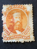 BRAZIL  SG 56  500 Reis Orange - Unused Stamps