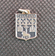 Pendentif/blason - Toulouse - 10 X 14mm - Hangers