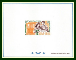 Wallis Et Futuna Epreuve De Luxe N° PA 28 ** MNH UNESCO 1966 Proof - Sin Dentar, Pruebas De Impresión Y Variedades