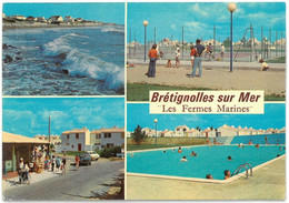 CP BRETIGNOLLES SUR MER - Les Fermes Marines - Multi Vues - 4 Vues - Ed. Du Vieux-Chouan N° V.914 - Bretignolles Sur Mer