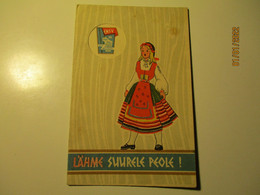 Estonia  1960 Song Festival , FOLK COSTUMED GIRL , 3 - Estonia