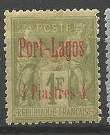 PORT-LAGOS N° 6 NEUF* CHARNIERE / MH - Nuovi