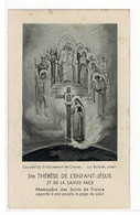 IMAGE RELIGIEUSE ET CANIVET : Sainte Thérèse De L'enfant - Jésus Et Sainte Face - Lisieux 1959. - Religion & Esotericism