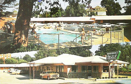 ►  Atoka (Oklahoma) The BRANDENBURG MOTEL Swimming Pool & 1950s Cars - Otros & Sin Clasificación