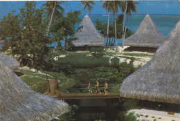 A U 75    C P S M - POLYNESIE FRANCAISE- HOTEL BALI HAI HUAHINE - Polynésie Française