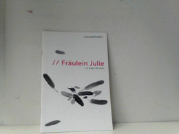 Programmheft Fräulein Julie Schauspiel Frankfurt - Theatre & Dance