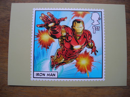 Marvel: British Comic Artists, Dessinateurs Britanniques, Iron Man - Stamps (pictures)