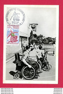 CP (Réf : Z945) "SPORT HANDISPORT"   Handicapés Physiques Jeux Mondiaux 1970 - Sport Paralimpici