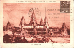 CPA 75 Paris - Exposition Coloniale Internationale De Paris 1931 Temple D'Angkor-Vat, D'après Aquarelle De Provin - Exhibitions