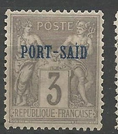 PORT-SAID N° 3 Avec 1 Seul Point Sur Le I De Said  NEUF SANS GOM CHARNIERE  / MH - Unused Stamps
