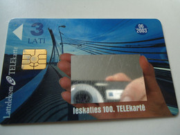 LATVIA  USED CARDS  2 PHOTO - Lettonia