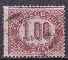 IT301 – ITALY - ITALIE – OFFICIAL – 1875 – NUMERAL VALUE – SC # O5 USED 18 € - Dienstzegels